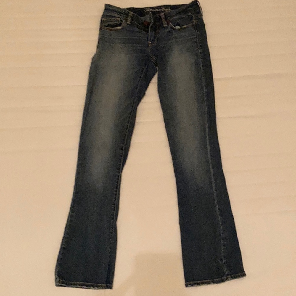 Super stretch low rise American eagle jeans